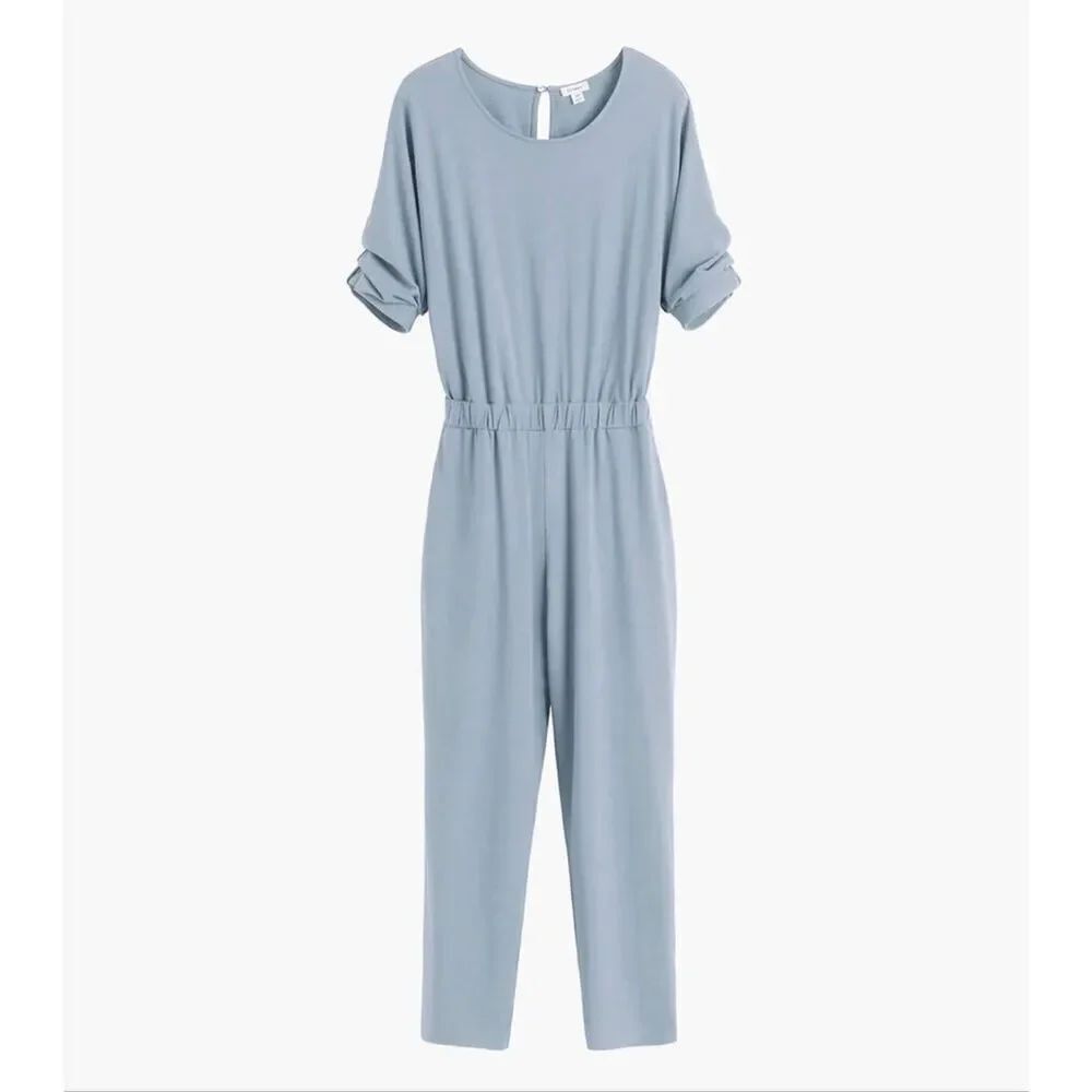 Cuyana Organic Jersey Knit Jumpsuit